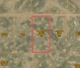 GIS parcel map close view showing APN 70302130 outlined in red — Costilla County, Blanca, CO