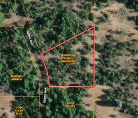 GIS parcel map close view of APN 023-460-028-000 on Sierra Way, Shasta County, CA