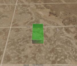 Aerial satellite view of flat parcel at 23rd St grid, San Luis Valley, Blanca CO